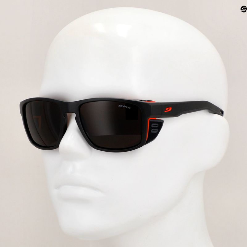 Sluneční brýle Julbo Shield Alti Arc 4+ matné černé/oranžové 5