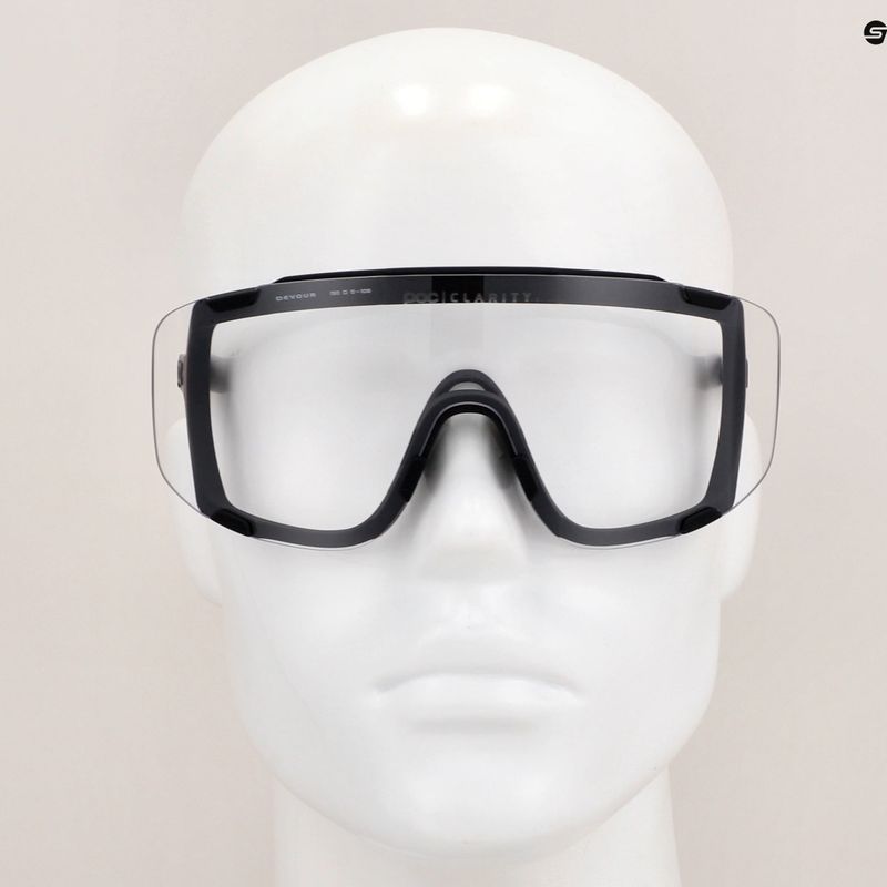 Sluneční brýle POC Devour Photochromic uranium black/clarity photochromic/changeable grey 10