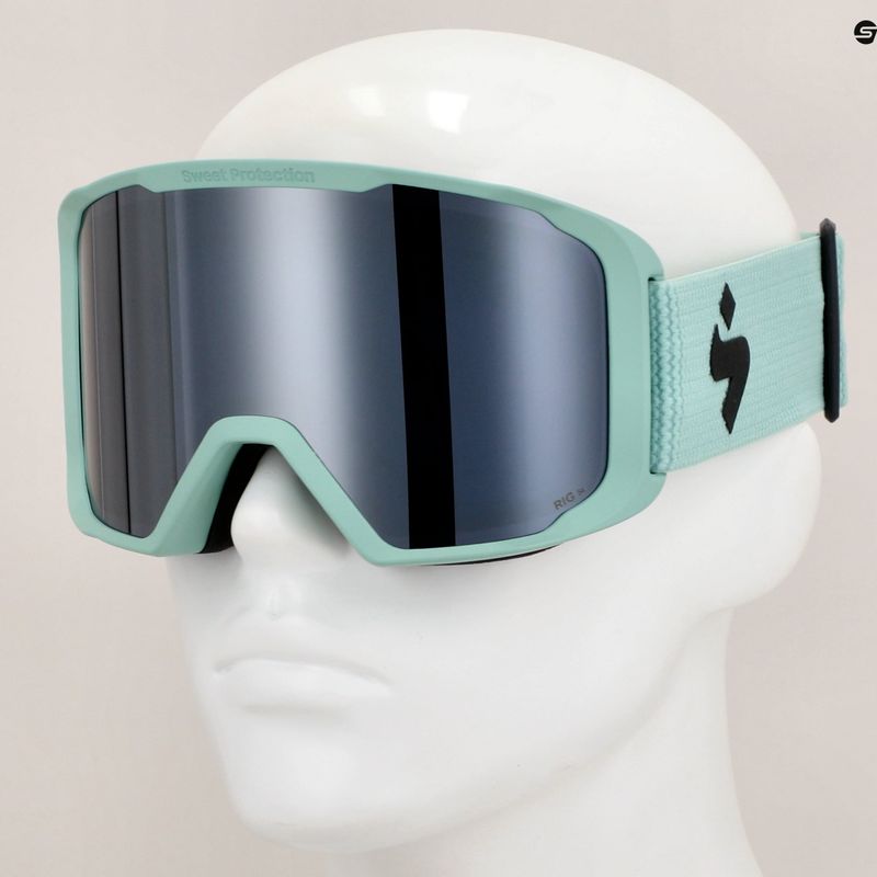 Lyžařské brýle Sweet Protection Durden RIG Reflect obsidian/misty turquoise/misty trace 8