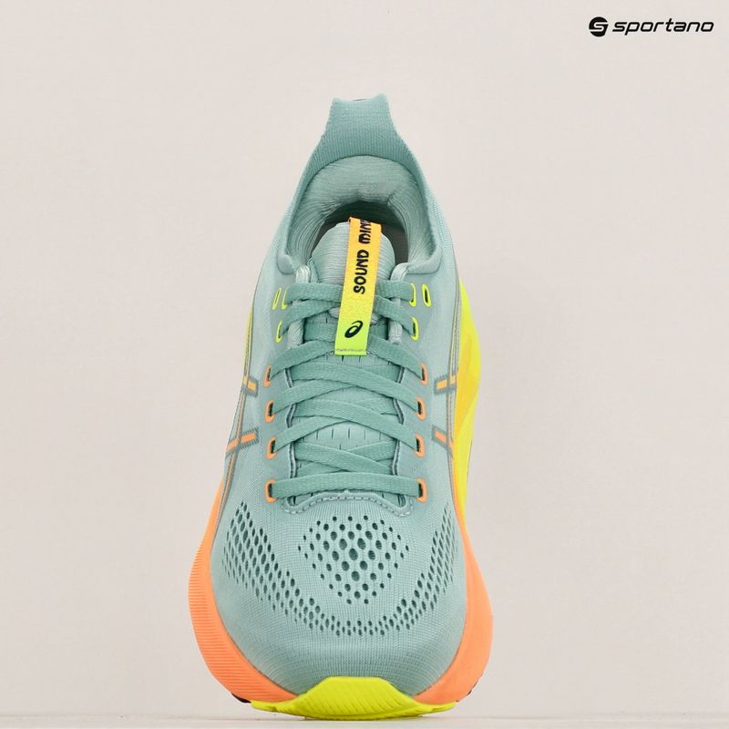Buty do biegania damskie ASICS Gel-Kayano 31 Paris light celadon/safety yellow 17