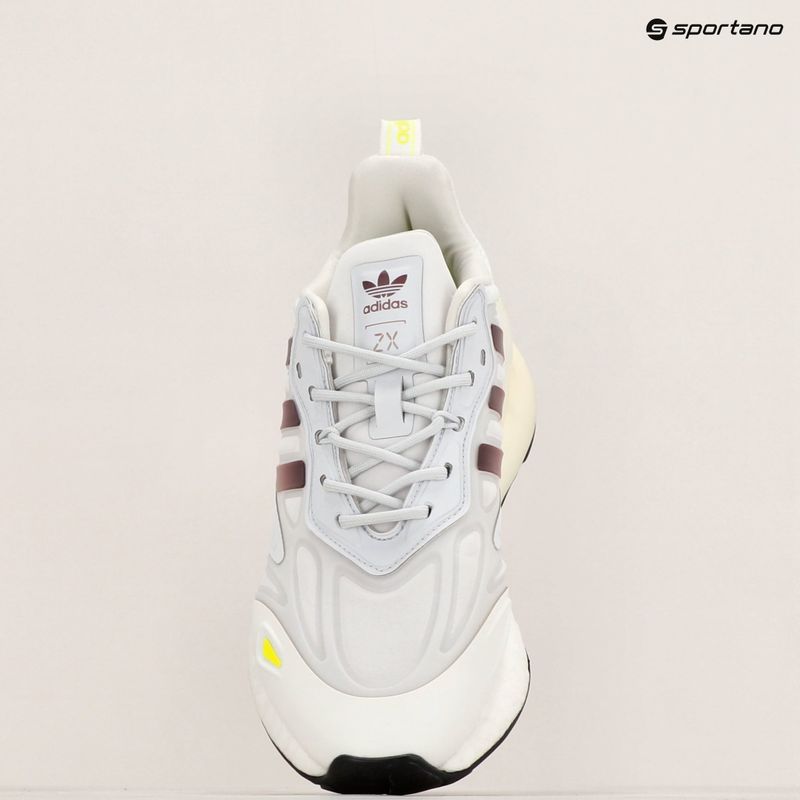 Dětské boty Adidas ZX 2K Boost 2.0 crystal white/solar yellow/off white 9