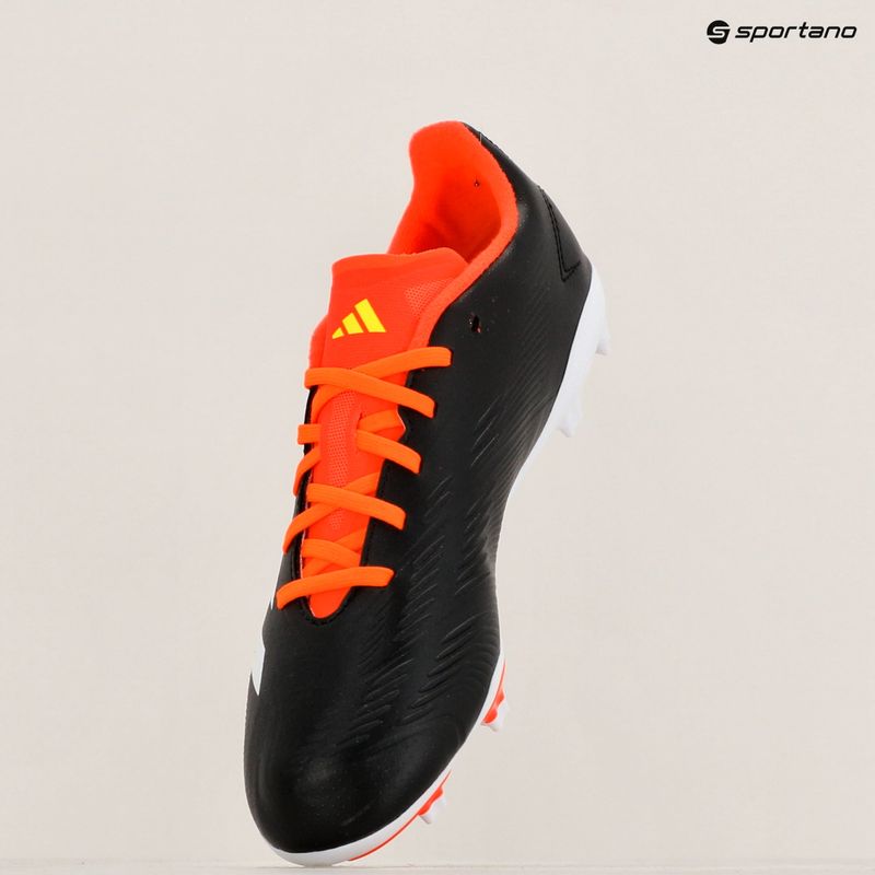 adidas Predator League FG core black/cloud white/solar red dětské kopačky 10