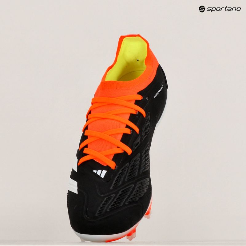 Pánské kopačky adidas Predator Pro FG core black/cloud white/solar red 10