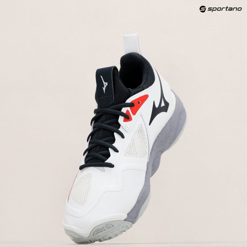 Pánské volejbalové boty  Mizuno Wave Momentum 3 white/salsa/black 9