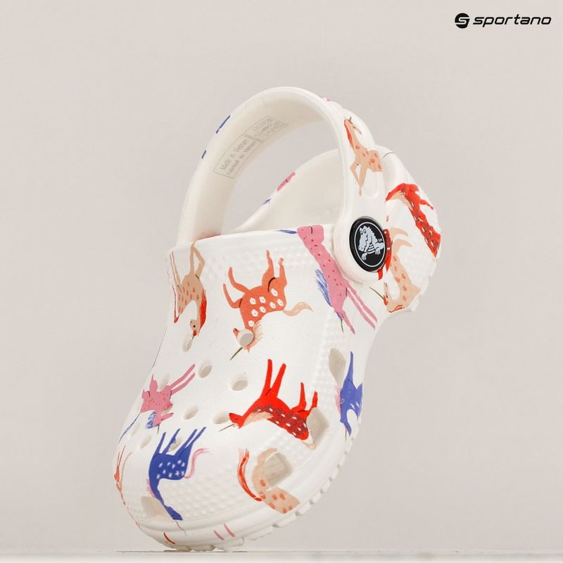 Crocs Classic Character Print Clog Toddler žabky s jednorožcem 16