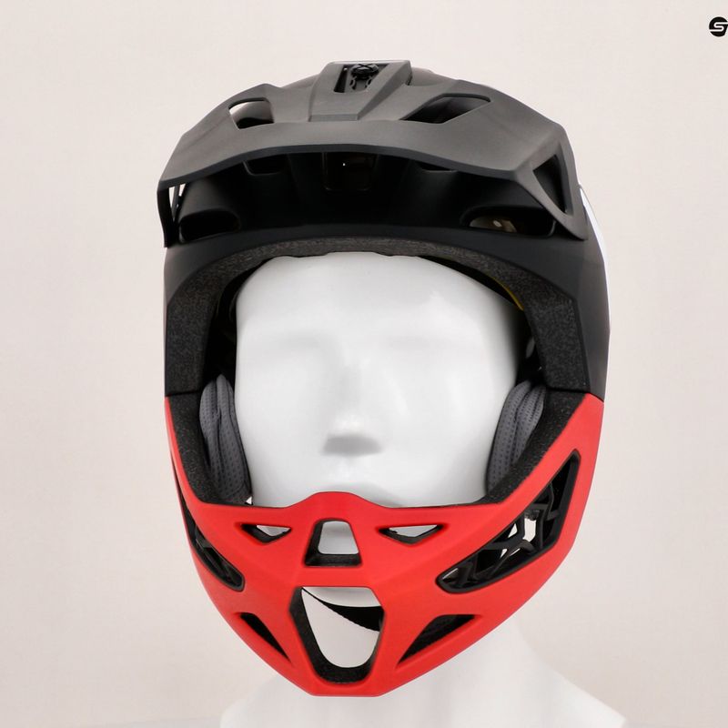 Cyklistická helma  Dainese Linea 01 Mips Evo mono matt black/red/nardo grey 10