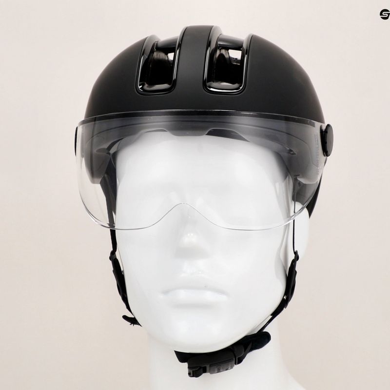 Cyklistická helma Abus  Hud-y Ace velvet black 11