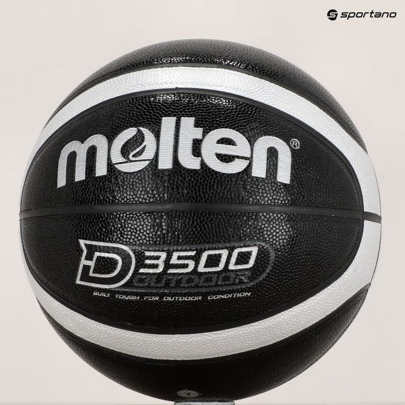 Basketbalový koš Molten Outdoor, černý B7D3500-KS 5