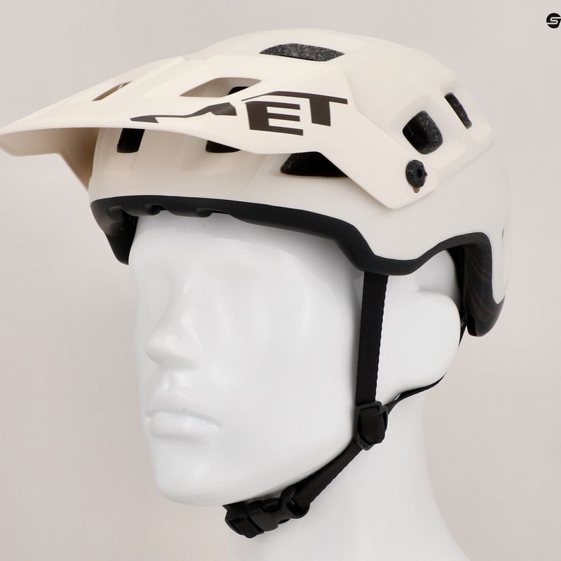 Cyklistická helma MET Terranova off white/bronze matt 9