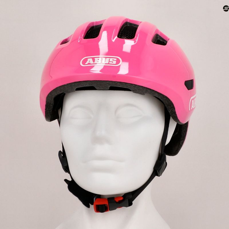 Dětská cyklistická helma  ABUS Smiley 3.0 shiny pink 8