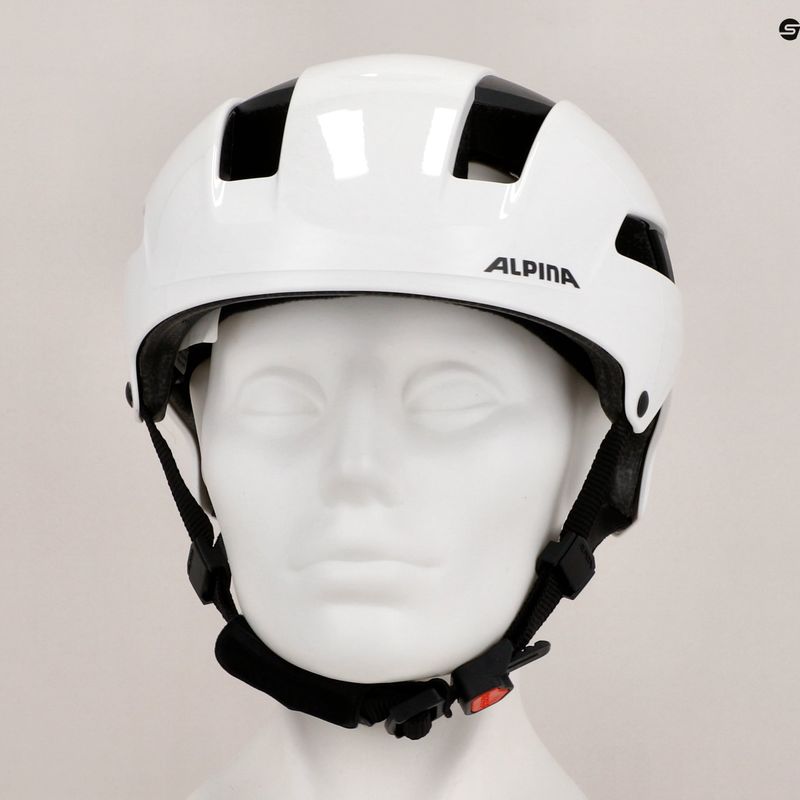 Cyklistická helma Alpina Soho white gloss 7