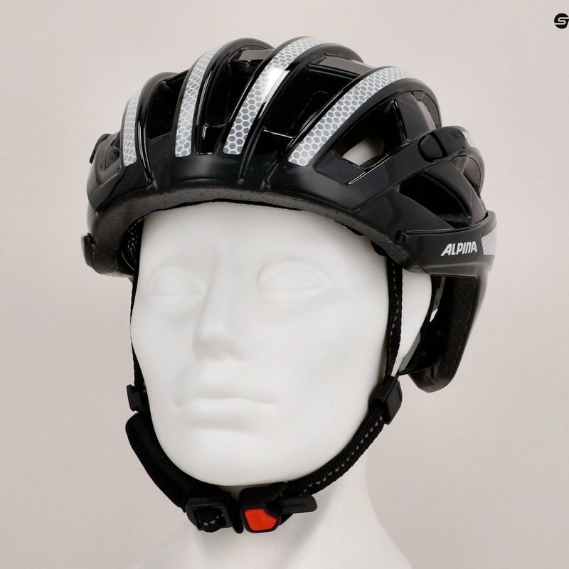 Cyklistická helma Alpina Ravel Reflective black gloss 9