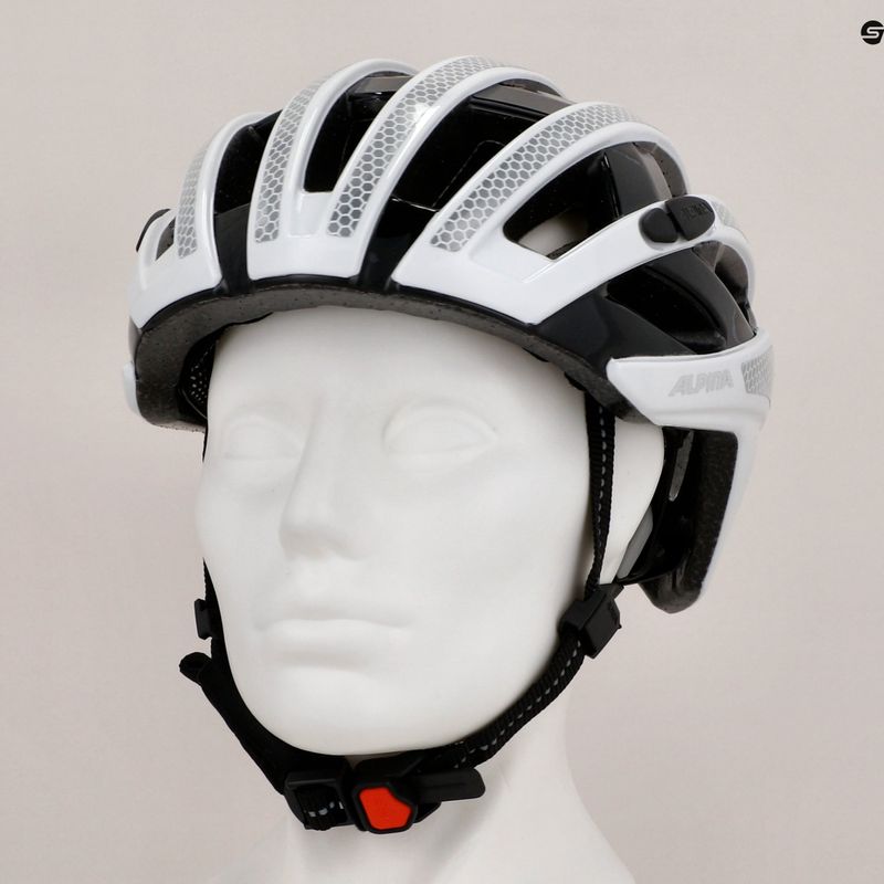 Cyklistická helma Alpina Ravel Reflective white gloss 9