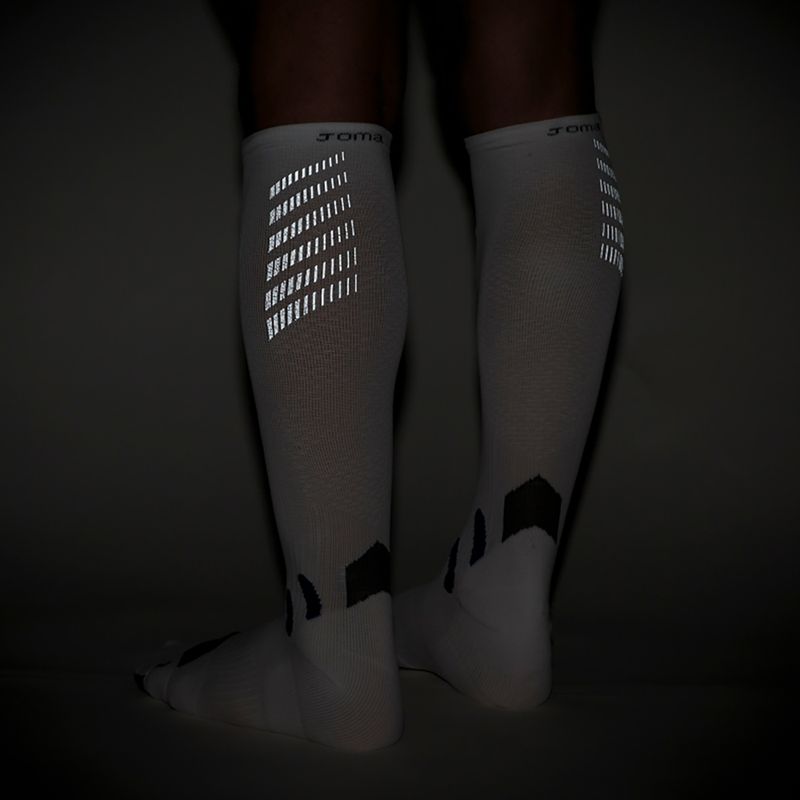Kmpresní ponožky Joma Long Compression white 9