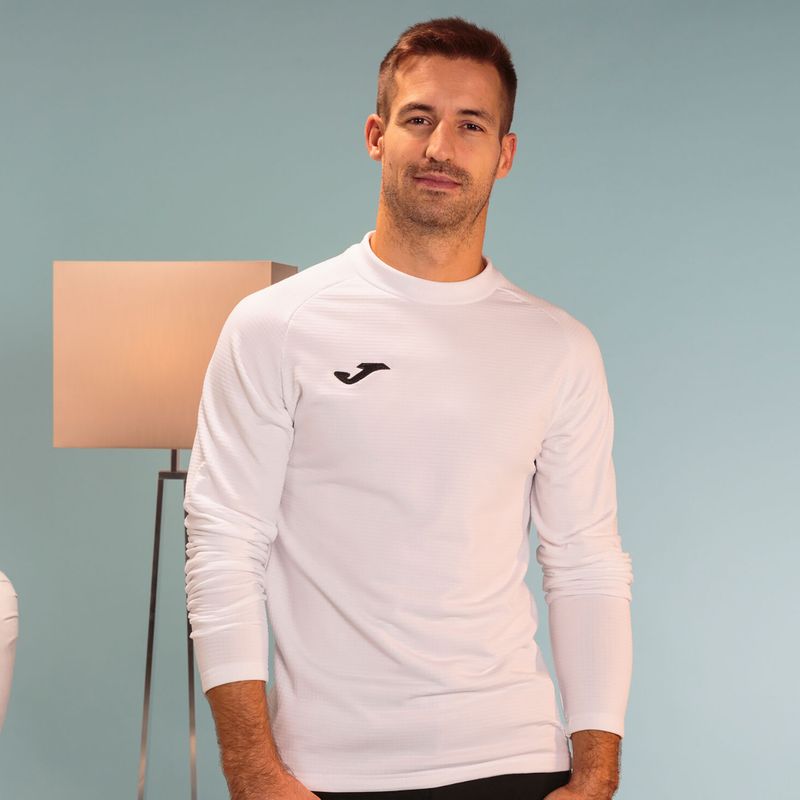 Pánská termoakční mikina Joma Brama Fleece white 3