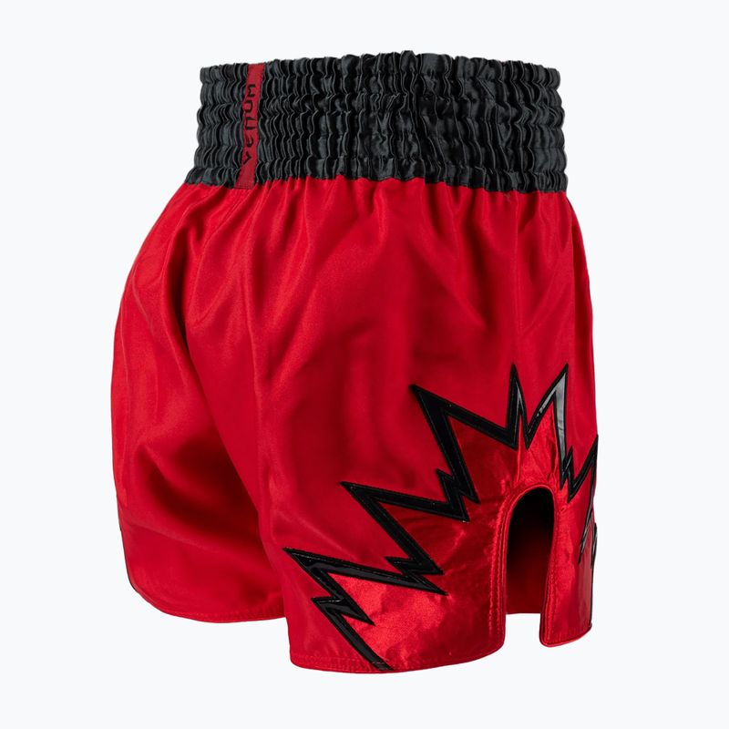Pánské tréninkové šortky Venum Inferno Muay Thai červené/charcoal šedé/černé 4