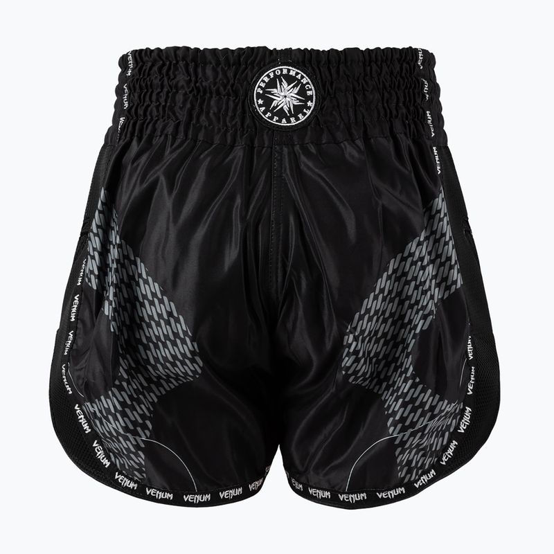 Pánské tréninkové šortky Venum Nexus Muay Thai black/silver 2