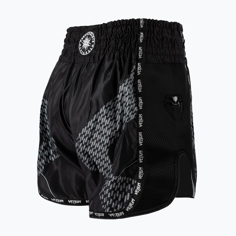 Pánské tréninkové šortky Venum Nexus Muay Thai black/silver 4
