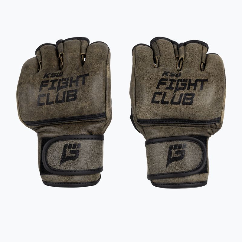 KSW Fight Club grapplingové rukavice hnědé Rukavice_FCL 2