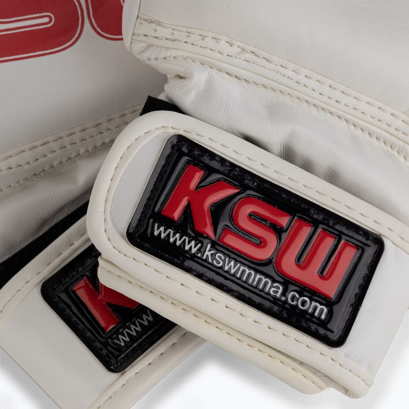 KSW grapplingové rukavice červené 5