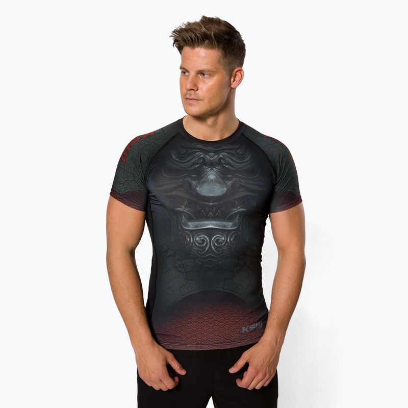 KSW Pánský samurajský chránič pleti Last Samurai Rashguard černý