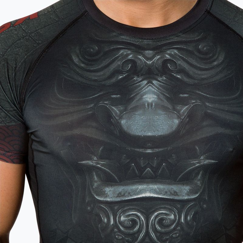 KSW Pánský samurajský chránič pleti Last Samurai Rashguard černý 4