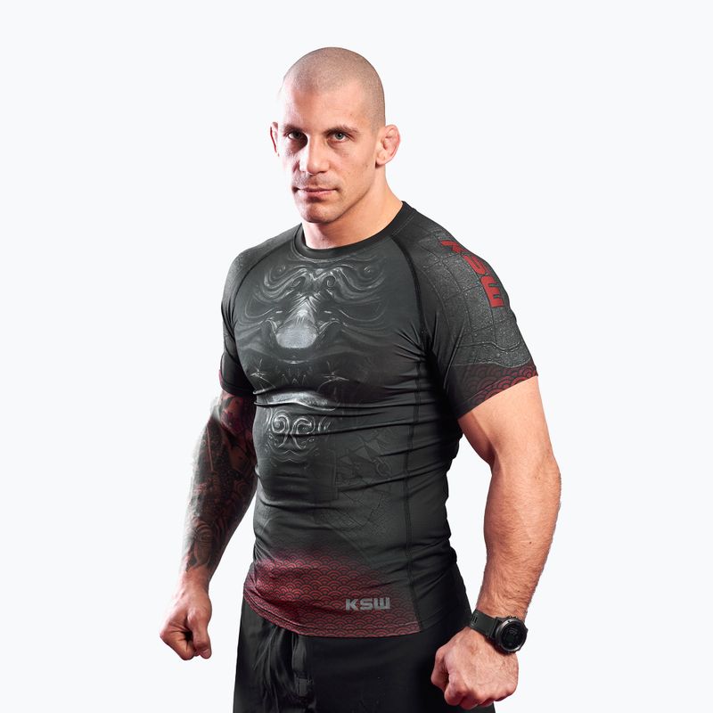 KSW Pánský samurajský chránič pleti Last Samurai Rashguard černý 5
