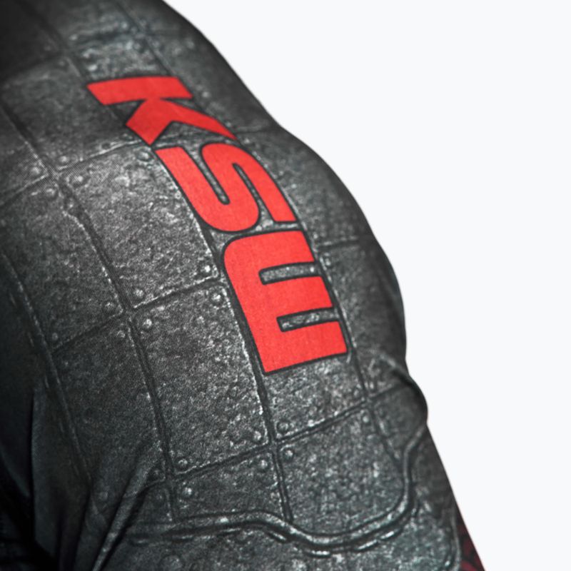 KSW Pánský samurajský chránič pleti Last Samurai Rashguard černý 7