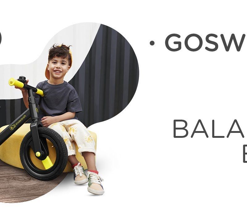 Balanční kolo Kinderkraft Goswift černé KRGOSW00BLK0000 8