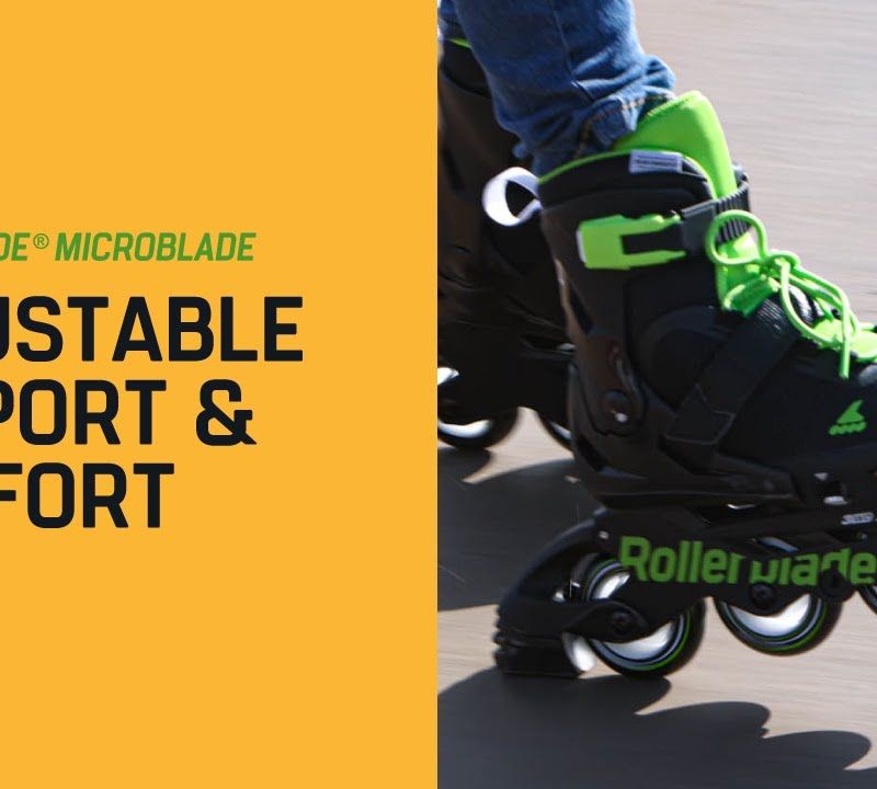 Rollerblade Microblade dětské kolečkové brusle černo-žluté 7101700215 10