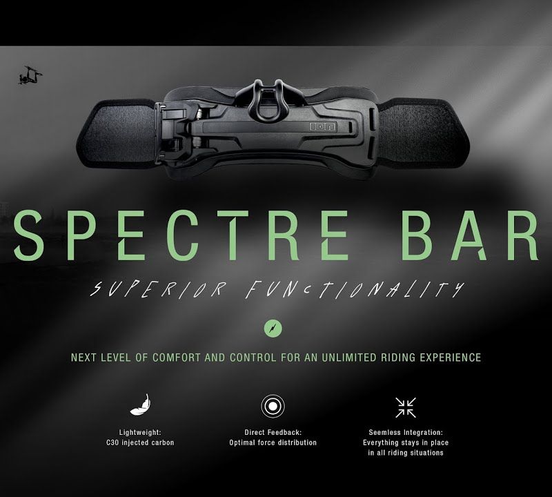 Kitesurfing Trapeze ION Kite Riot Curv navy blue 48220-7241 7