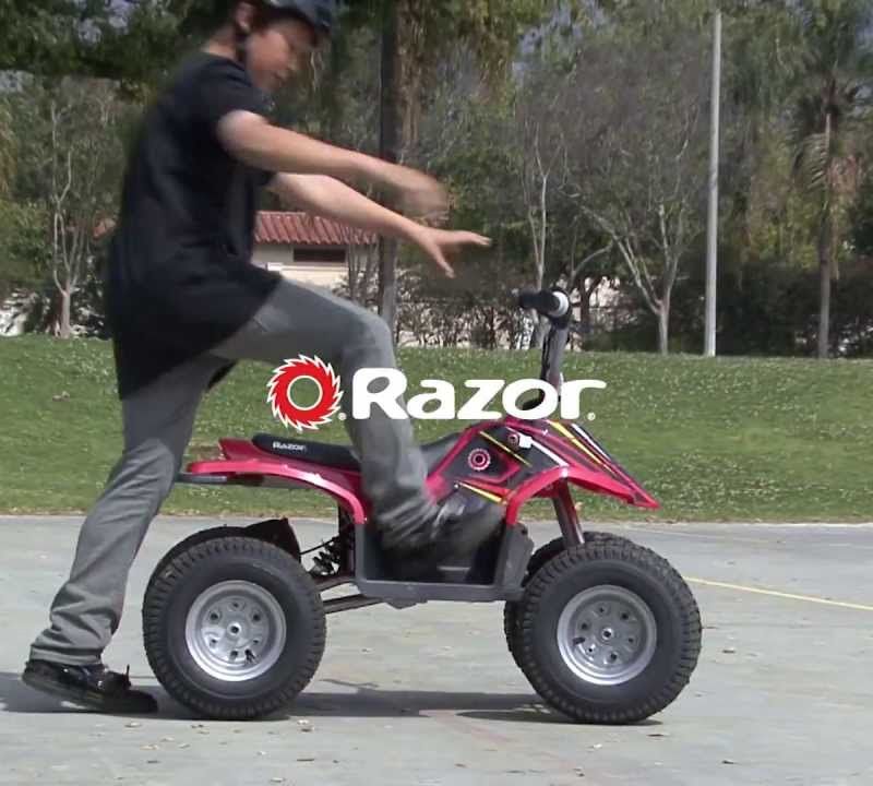Dětská čtyřkolka Razor Dirt černá 25186501 11