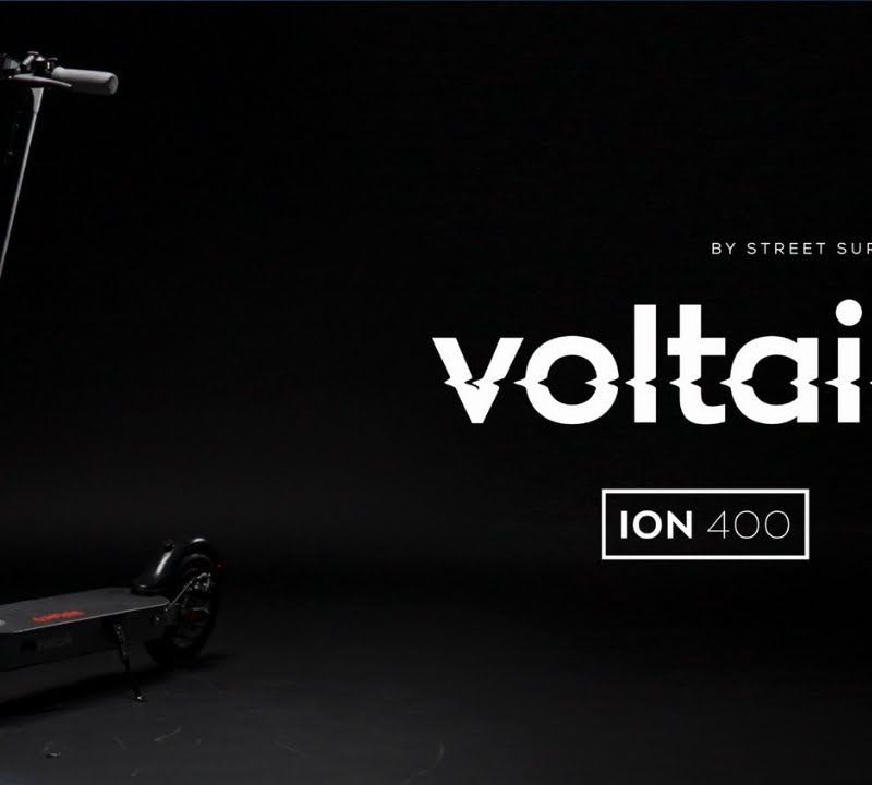 Street Surfing Voltaik Ion 400 elektrický skútr šedý 11