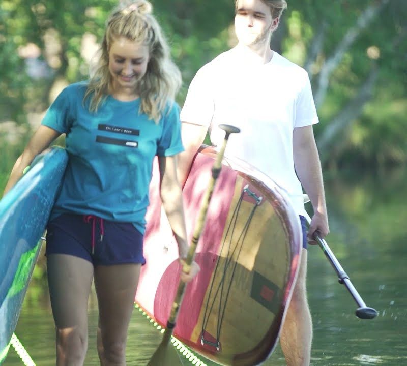 SUP prkno Jobe Bamboo 11.6 Parana SUP bordové 486521003-PCS. 14