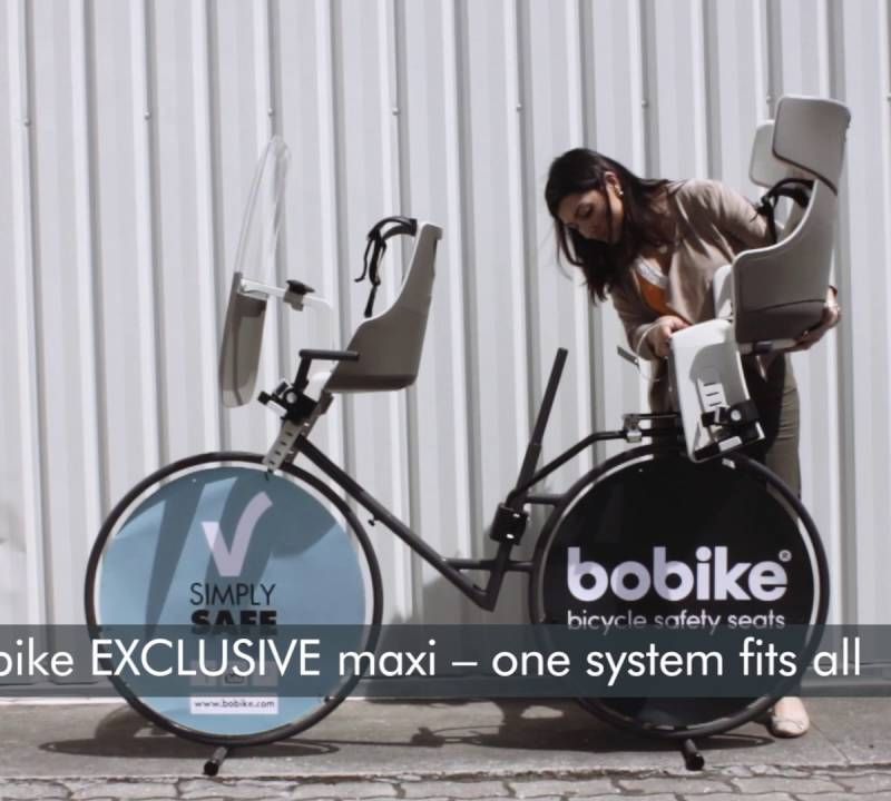 Bobike Exclusive Mini Plus přední sedadlo na kolo černé 8011000021 11