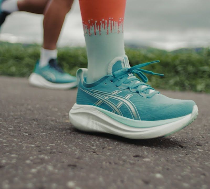 Buty do biegania męskie ASICS Gel-Nimbus 27 wave teal/saxon green 10