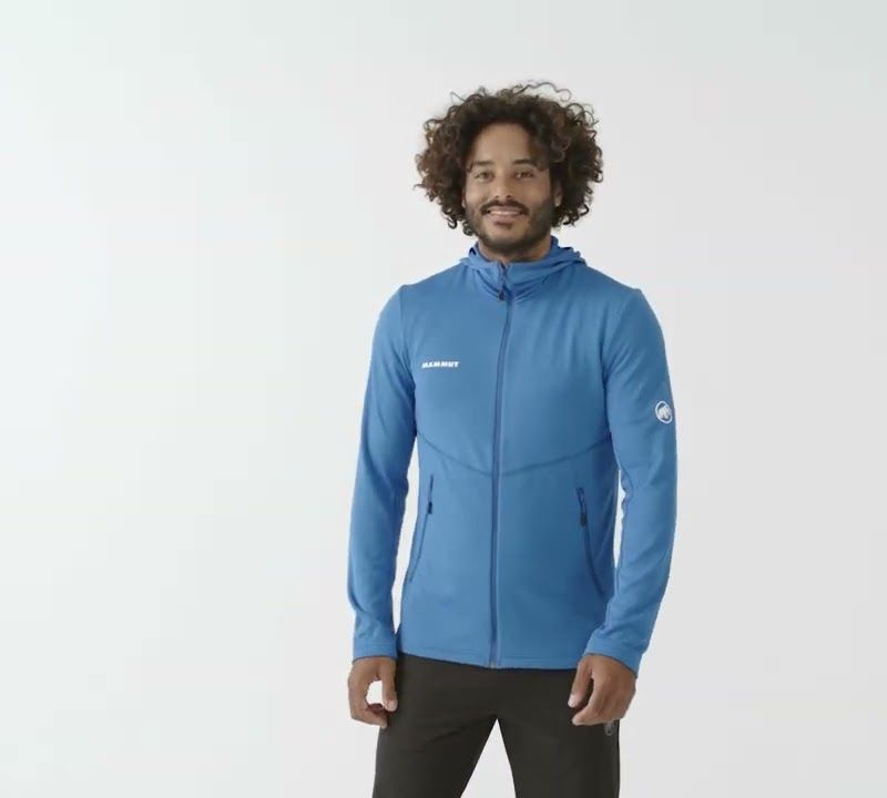 Pánská trekingová mikina Mammut Aconcagua Light ML s kapucí černá 11
