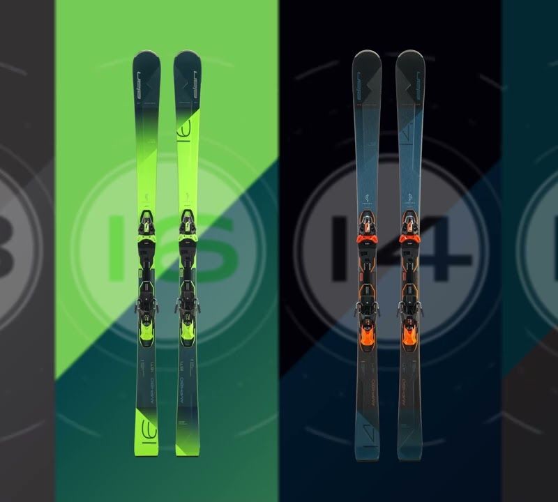 Sjezdové lyže Elan Amphibio 12 C PS + ELS 11 modro-oranžové ABKHHB21 13
