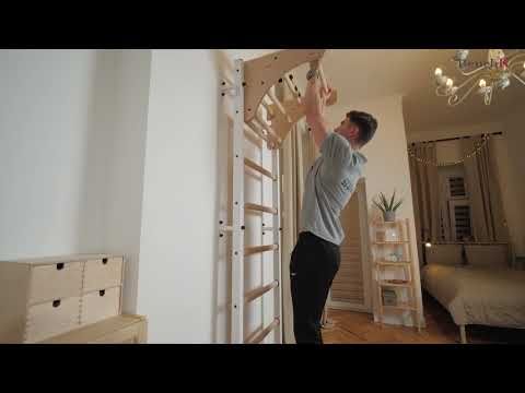 BenchK gymnastický žebřík bílý BK-211W+A204 6