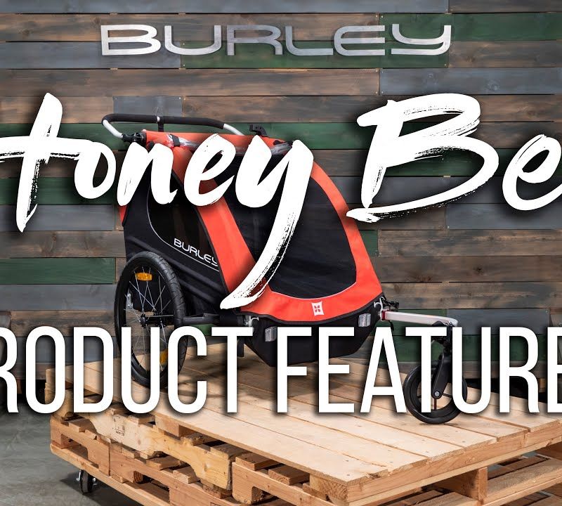 Dětský přívěs za kolo Burley Honey Bee červený BU-949209 16