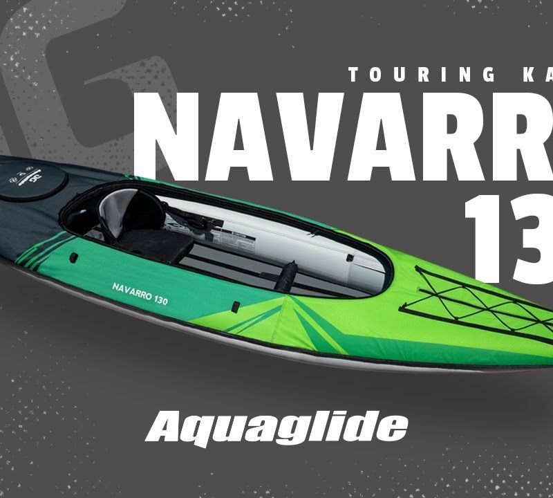 Aquaglide Navarro 130 green 584119109 Nafukovací kajak pro 1 osobu 10