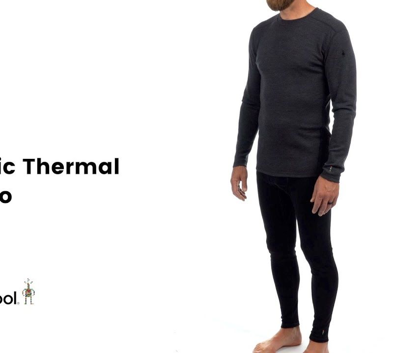 Pánský longsleeve termo tričko Smartwool Merino 250 Baselayer Crew Boxed Black 7