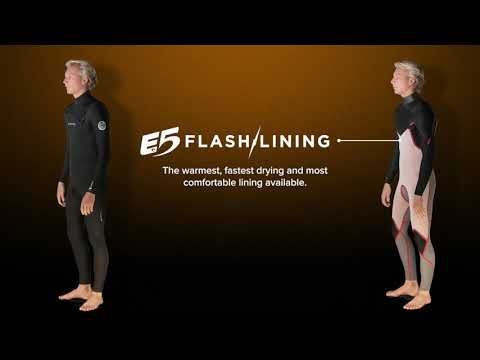 Pánský neopren   Rip Curl Dawn Patrol Perf 3/2 mm GB C/Zip black 5