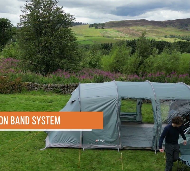 Kempinkový stan Vango Castlewood 400 package mineral green pro 4 osoby 9