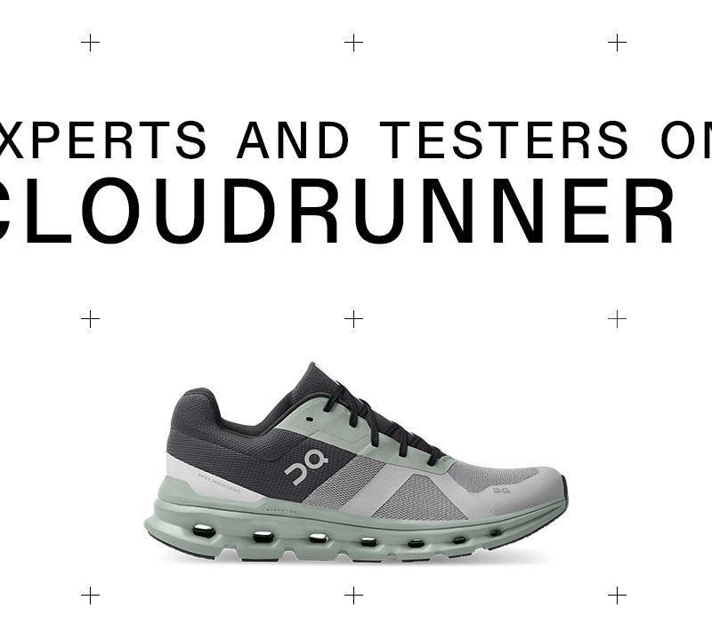 Dámské běžecké boty On Cloudrunner Waterproof fade/black 15