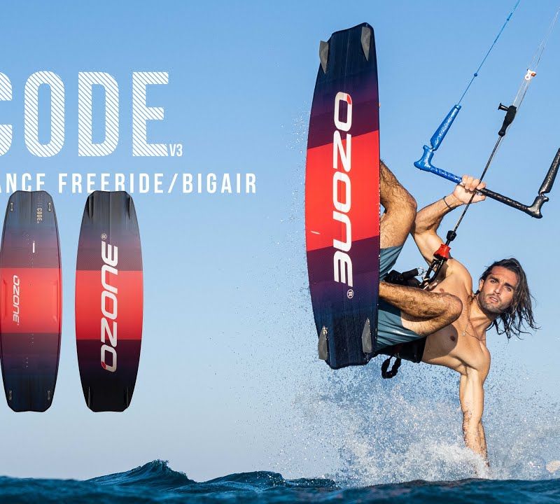 Ozone Code V3 zelený kiteboard KBCOV314142F 8
