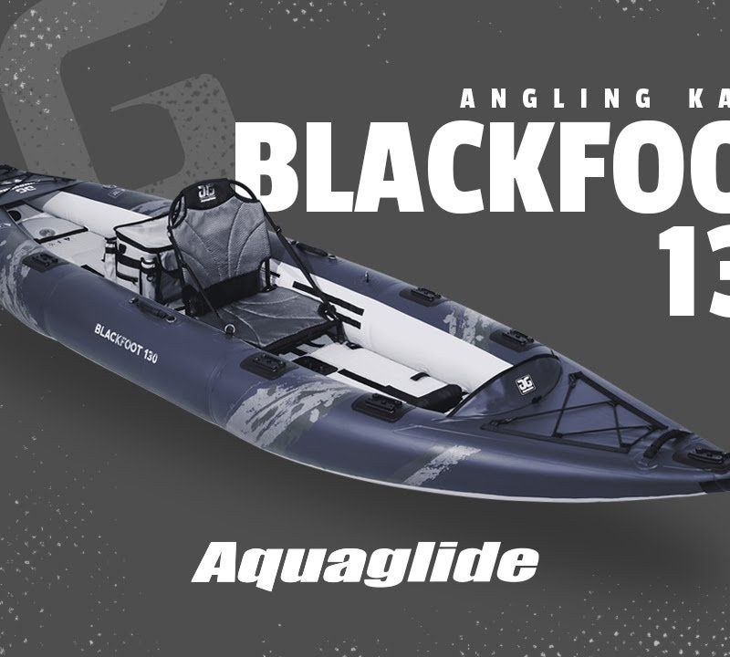 Aquaglide Blackfoot Angler 130 grey 584121103 Nafukovací kajak pro 2 osoby 11