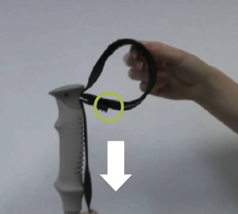 Komperdell Alpine Schnapsstock lyžařské hole černá/červená 9