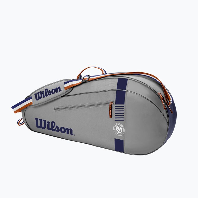 Wilson Team Tennis Bag 3 Pack Rolland Garros grey WR8019201001 12