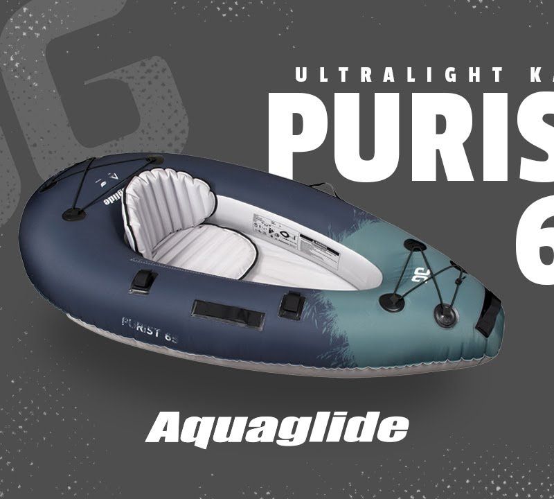 Aquaglide Backwoods Purist 65 grey 584121107 Nafukovací kajak pro 1 osobu 9